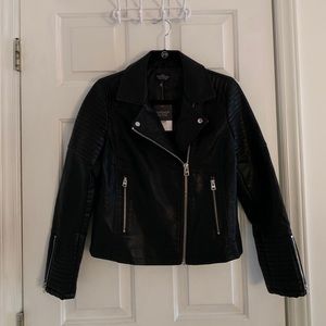TOPSHOP PETITE Moto Jacket